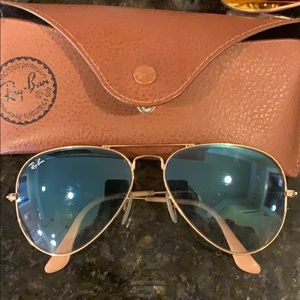 Blue gradient ray ban